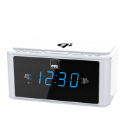 Clock Radio with QI wireless charging